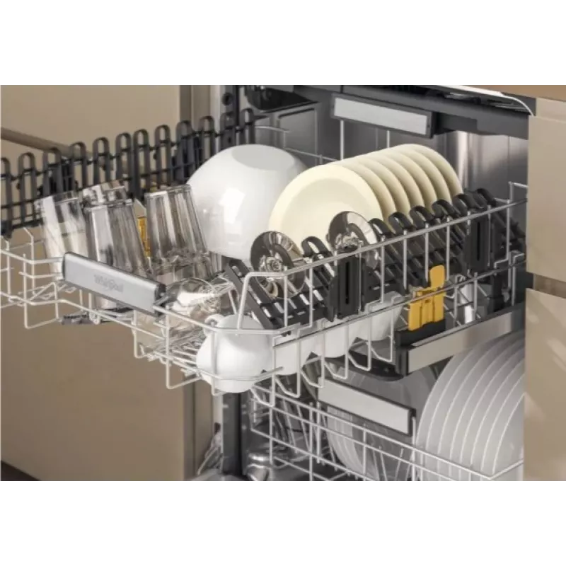 Whirlpool W7IHT40T pilnībā integrējama trauku mazgājamā mašīna, 14 komplekti, energoklase C, 40 dB, NaturalDry