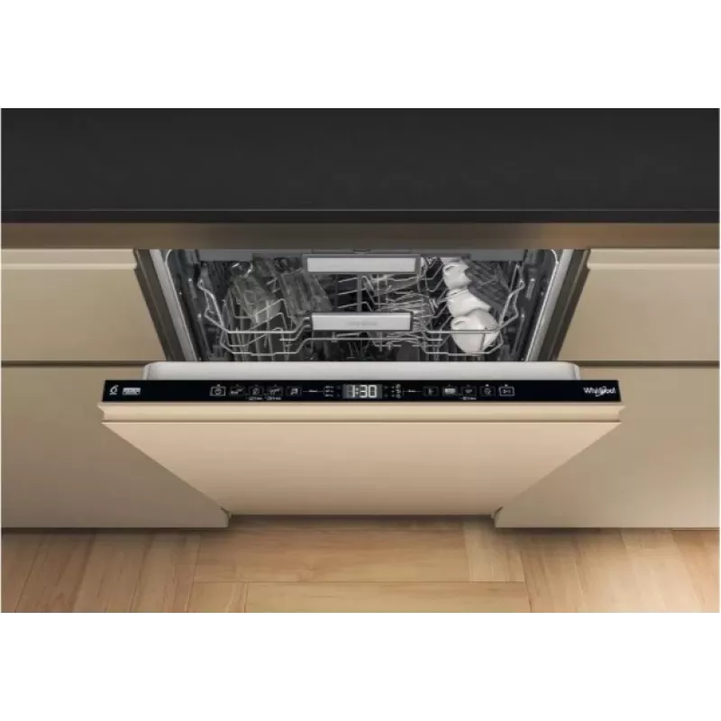 Whirlpool W7IHT40T pilnībā integrējama trauku mazgājamā mašīna, 14 komplekti, energoklase C, 40 dB, NaturalDry