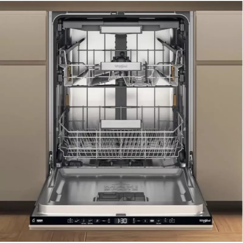 Whirlpool W7IHT40T pilnībā integrējama trauku mazgājamā mašīna, 14 komplekti, energoklase C, 40 dB, NaturalDry