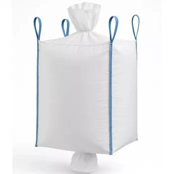 EXTRALINK Big Bag U+2 110x110x175cm 1300kg ar izkraušanas snīpi