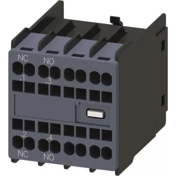 Siemens SIRIUS 3RH2911-2HA11 palīgkontaktu bloks, 1 NO + 1 NC, skrūvju spailes, sānu montāža