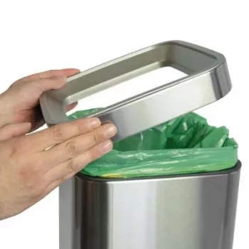 MAULprime 25L nerūsējošā tērauda atvērtais atkritumu konteiners