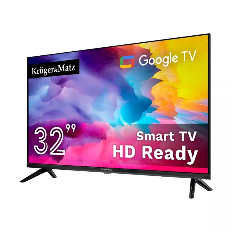 KRUGER & MATZ KM0232HD-G 32 collu HD Ready Smart TV, DLED, Wi-Fi, Melns