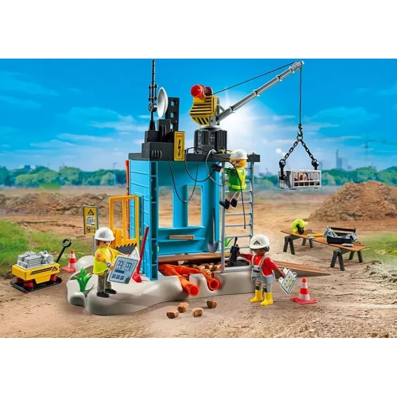 Playmobil Action Heroes 71650 Būvlaukuma komplekts