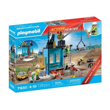 Playmobil Action Heroes 71650 Būvlaukuma komplekts