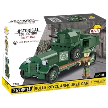 COBI KLOCKI Historical Collection Rolls-Royce Armoured Car 1920 Pattern Mk I Building Blocks Set (226 Pieces)