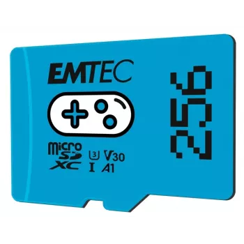 EMTEC Gaming MicroSDXC 256GB UHS-I U3 V30 A1 atmiņas karte
