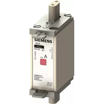 SIEMENS SENTRON 3NA6830-4 NH Drošinātāja saite, NH000, 100A, 400V AC, gL/gG
