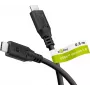 WENTRONIC Goobay USB-C kabelis USB4 240W 20 Gbit/s Power Delivery 0,5 m Melns (74186)