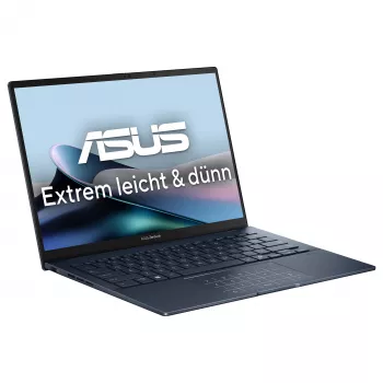 ASUS Zenbook 14 OLED UX3405CA-QD1303W klēpjdators, 14 collu WUXGA OLED, Intel Core Ultra 7 255H, 16GB LPDDR5x, 1TB SSD, Windows 11 Home, vācu QWERTZ tastatūra