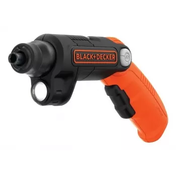 Black & Decker BDCSFL20C-QW 3,6V bezvadu skrūvgriezis ar lukturīti, melns/oranžs