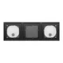 GIRA 551300 Iemontējamā kaste 3-vietīga System 106 Melna