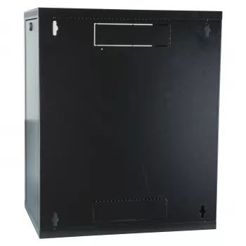EFB 19 inch Sienas skapis 18U, Fiksēts, 1-Daļas, RAL 9005, Dziļums 600 mm
