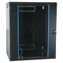 EFB 19 inch Sienas skapis 18U, Fiksēts, 1-Daļas, RAL 9005, Dziļums 600 mm