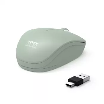 PORT DESIGNS PORT CONNECT Mouse Collection II Wireless 2,4 GHz Olive Green