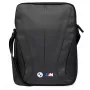 BMW Carbon Tricolour Tablet Bag 10 inch Melns