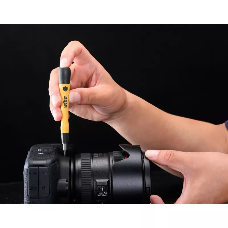 Wiha zai Hause Micro Bit Set, 42-Piece (Black, incl. Bit Holder with ESD Grip)