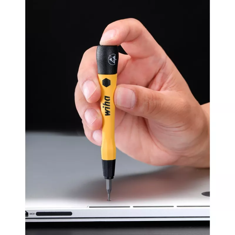 Wiha zai Hause Micro Bit Set, 42-Piece (Black, incl. Bit Holder with ESD Grip)
