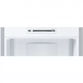 Bosch KGN36NLEA Serie 2 Ledusskapis ar saldētavu, nerūsējošā tērauda izskats, 308 L neto tilpums, energoklase E