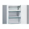 Bosch KGN36NLEA Serie 2 Ledusskapis ar saldētavu, nerūsējošā tērauda izskats, 308 L neto tilpums, energoklase E
