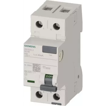 Siemens 5SV3312-3 Noplūdes strāvas aizsargslēdzis F tips 25A 30mA 230V 2TE