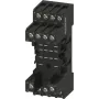 Siemens LZS PT78740 Relay Socket 4-Pole Screw Terminal Black