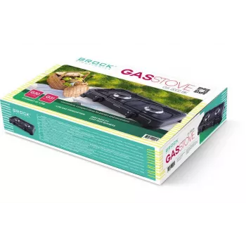 Brock GS 2002 BK Pārnēsājamā gāzes plīts - Melna