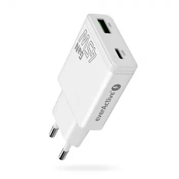 EVERACTIVE GaN QC3.0 45W USB-C Wall Charger SC-460Q White
