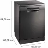 Bosch SMS4ENC06E Brīvi stāvoša trauku mazgājamā mašīna, 13 komplekti, 44 dB, Sudraba Inox