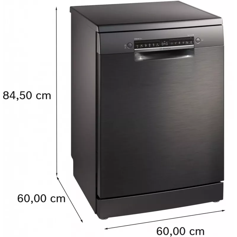 Bosch SMS4ENC06E Brīvi stāvoša trauku mazgājamā mašīna, 13 komplekti, 44 dB, Sudraba Inox