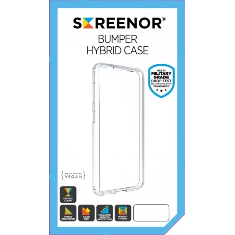 SCREENOR Bumper Case Samsung Galaxy XCover 7 Pro, Caurspīdīgs TPU triecienizturīgs vāciņš