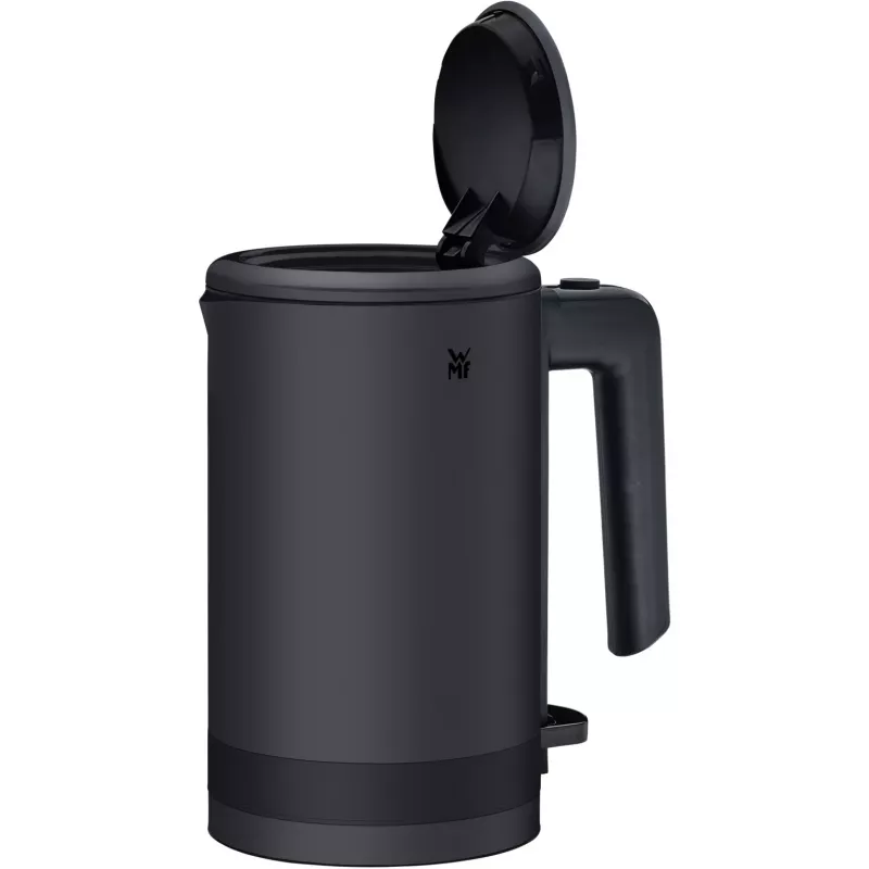 WMF KÜCHENminis elektriskā tējkanna 0.8 L, 1800 W, nerūsējošais tērauds, melna