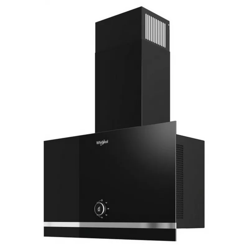 Whirlpool WHVA 62F LM K sienas nosūcējs, 59.8 cm, 485 m³/h, mehānisks, LED, melns