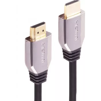 ShiverPeaks Ultra HDMI 2.1 kabelis 10K 1,5m metāla savienotājs melns