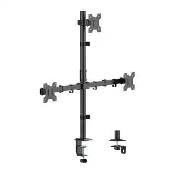 LOGILINK BP0218 Triple Monitor Mount 17-27 inch 10kg per Arm Black
