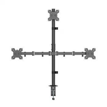 LOGILINK BP0218 Triple Monitor Mount 17-27 inch 10kg per Arm Black