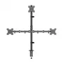 LOGILINK BP0218 Triple Monitor Mount 17-27 inch 10kg per Arm Black