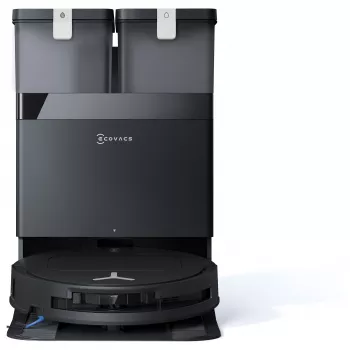 ECOVACS DEEBOT T50 OMNI Gen3 robotu putekļsūcējs un mops, melns, 8000 Pa sūkšana, automātiskā iztukšošanas stacija