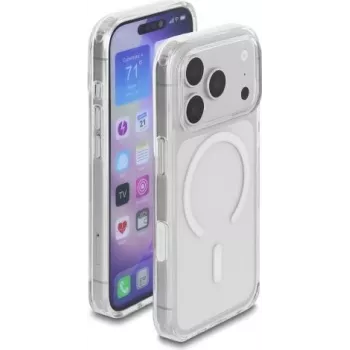 Delock aizsargmaciņš iPhone 17 Pro saderīgs ar MagSafe caurspīdīgi-balts (81643)