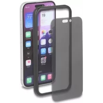 Delock Privacy Screen Protector iPhone 16, rūdīts stikls, Anti-Spy 2-Way, ar uzstādīšanas palīgierīci (81654)