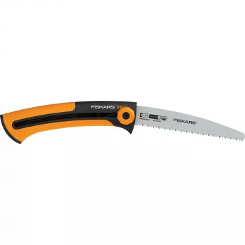 Fiskars Xtract SW72 izvelkamais rokas zāģis sausai koksnei, 160 mm asmens, melns/oranžs