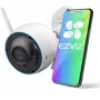EZVIZ H3 3K 5MP āra bullet IP kamera ar nakts redzamību, Wi-Fi, balta