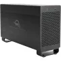 OWC Mercury Elite Pro Dual - ārējais RAID korpuss - 2 sloti - 2.5/3.5 collu - SATA I/II/III - USB 3.1 Gen 1 un eSATA - alumīnijs - melns