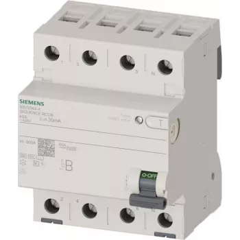 SIEMENS 5SV3344-4 RCCB Type B 40A 30mA 4TE SENTRON 5SV3