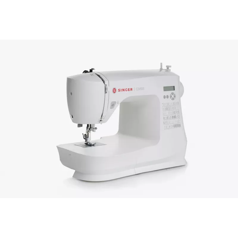 Singer C5605 datorizēta šujmašīna, balta