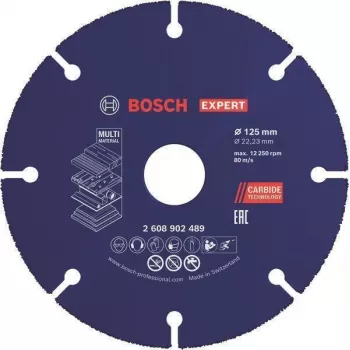 Bosch Expert for Metal Cutting Disc 125 x 1.0 x 22,23 mm (2608902489)