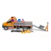 BRUDER MB Sprinter Municipal ar gaismas un skaņas moduli, oranžs, mērogs 1:16