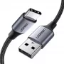 UGREEN USB-C to USB-A kabelis 1m Melns