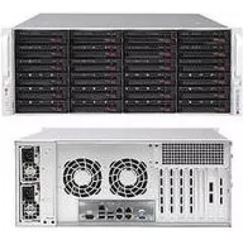 Supermicro SuperChassis 846BE1C-R1K23B 4U Rackmount Server Chassis - 24x 3.5 inch Hot-Swap SAS3/SATA3 - 1200W Redundant Platinum