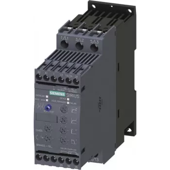 Siemens SIRIUS 3RW4028-1BB14 Mīkstais palaidējs, 38A, 230V AC/DC, 18.5kW, 3-fāzes